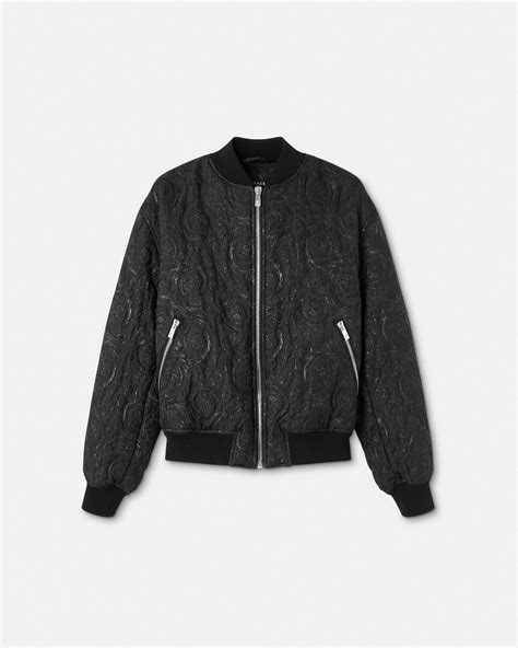 Versace Baroque Cloquet Bomber Jacket 